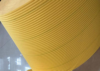 กระดาษกรองอากาศอะคริลิคเยื่อไม้สีเหลืองสำหรับกระดาษกรองอากาศรถบรรทุกหนัก