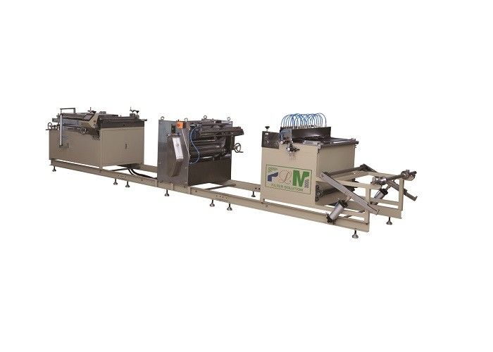 เครื่องทำกรองน้ำมันแบบพับกระดาษโรตารี่กว้าง 600mm